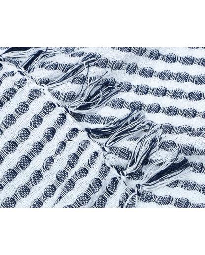 Artisan Hand-Made Cotton Throw Blanket | 50 x 60 inches