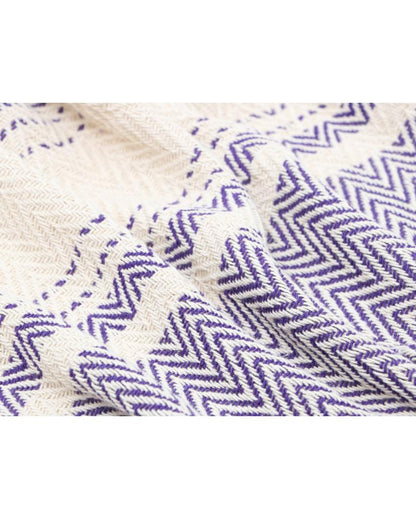 Chic Hand-Made Cotton Throw Blanket | 50 x 60 inches