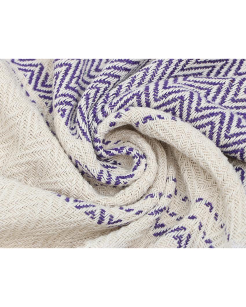 Chic Hand-Made Cotton Throw Blanket | 50 x 60 inches