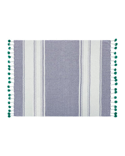 Chic Hand-Made Cotton Throw Blanket | 50 x 60 inches