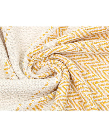 Stylish Hand-Made Cotton Throw Blanket | 50 x 60 inches