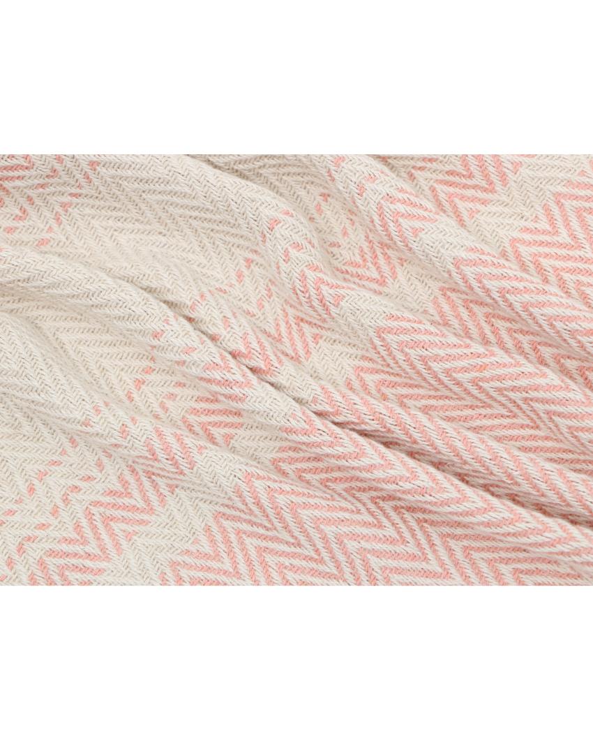 Cozy Hand-Made Cotton Throw Blanket | 50 x 60 inches