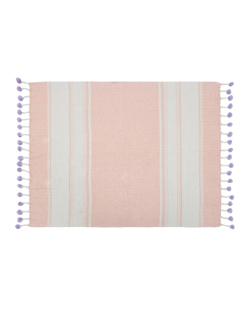 Cozy Hand-Made Cotton Throw Blanket | 50 x 60 inches