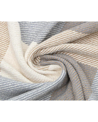 Rustic Hand-Made Cotton Throw Blanket | 50 x 60 inches