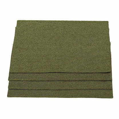 Best Polyster Dining Table Placemat | 12x18 Inches Green