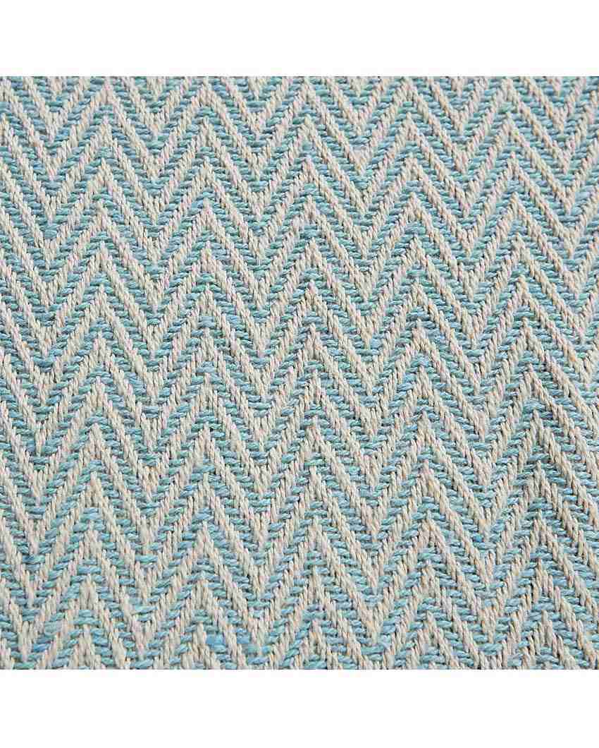 Premium Cotton Chevron Designer Table Runner | 72 x 14 inches