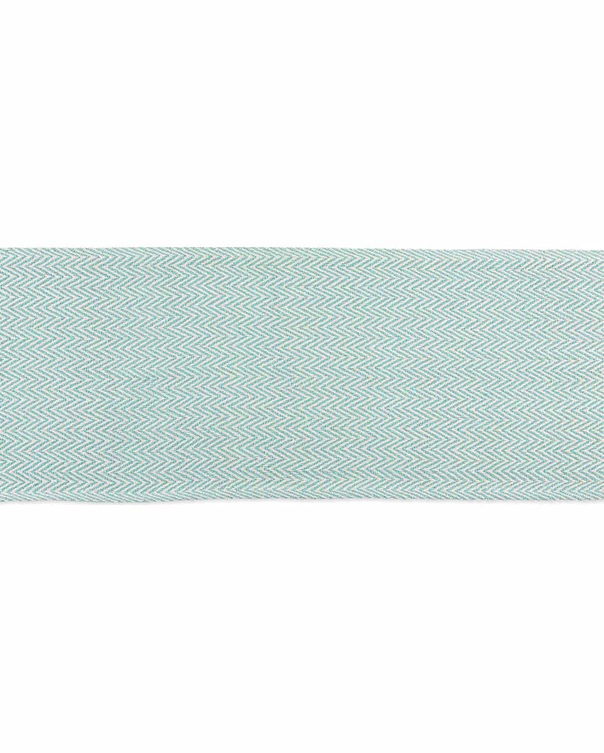 Premium Cotton Chevron Designer Table Runner | 72 x 14 inches