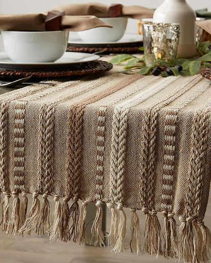 Premium Cotton Designer Table Runner | 72 x 13 inches