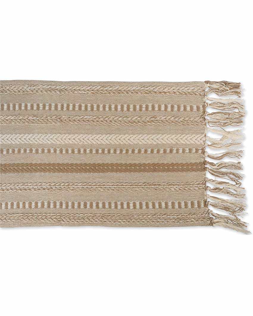 Luxurious Cotton Designer Table Runner | 72 x 14 inches