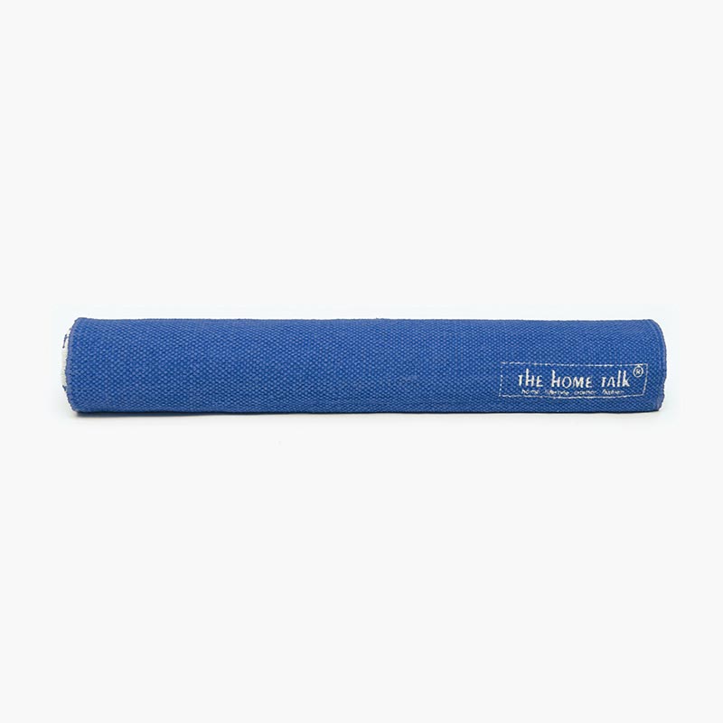 Handmade Yoga Mat | Thick Exercise Workout Mats | 71x24 Inches Blue