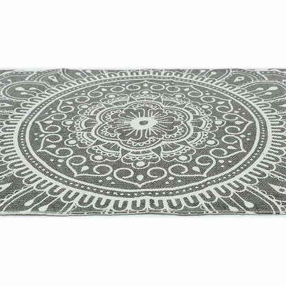Handmade Yoga Mat | Thick Exercise Workout Mats | 71x24 Inches Grey