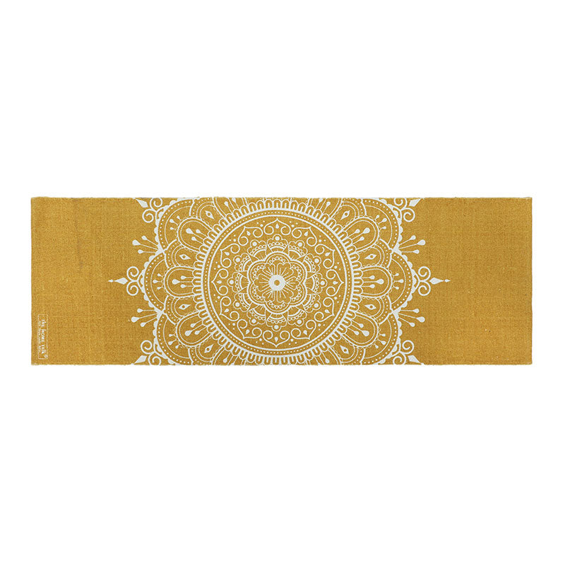 Handmade Yoga Mat | Thick Exercise Workout Mats | 71x24 Inches Yellow