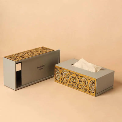 Cutwork Tissue Box | Multiple Designs | 10 x 6 x 3 inches