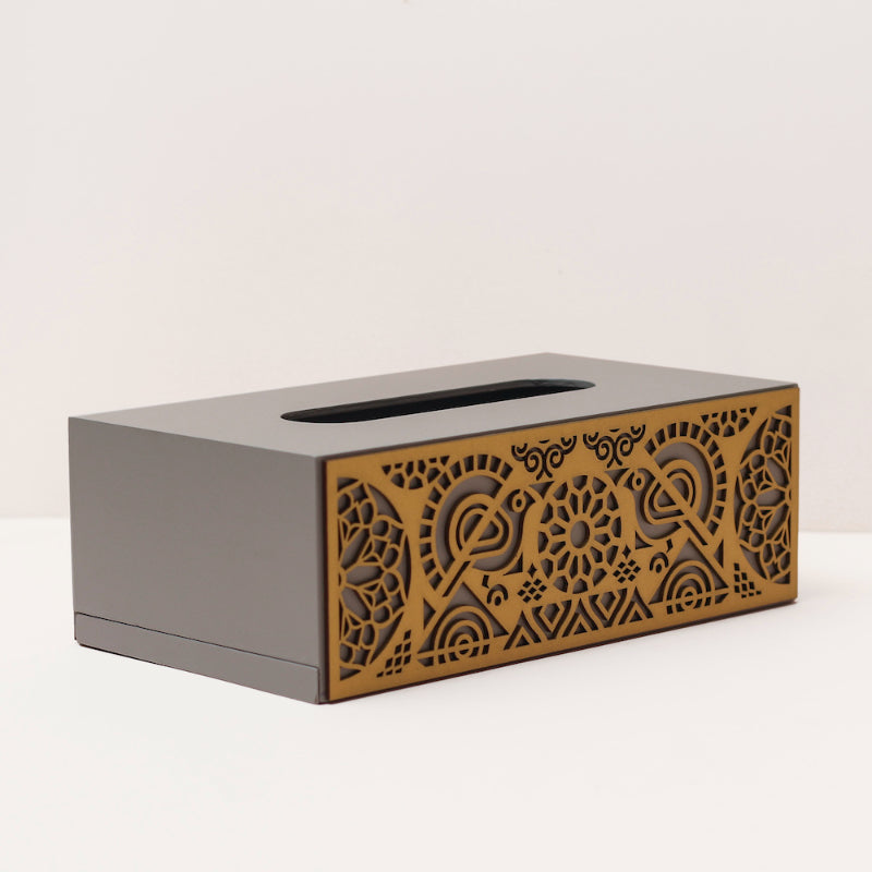 Cutwork Tissue Box | Multiple Designs Mughal