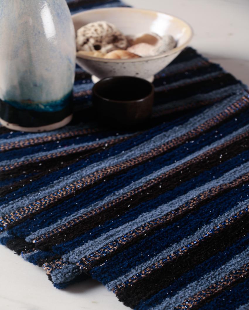 Midnight Dew Viscose Table Runner | 78 x 13 inches