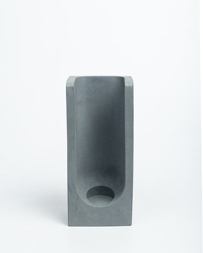 Modern and Functional Trouval Concrete Candle Holder | 3 x 2 x 6 inches