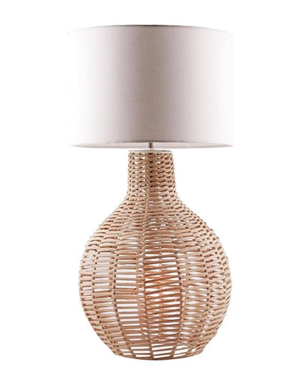 Rattan Handmade Wicker Table Lamp | 12 x 21 inches