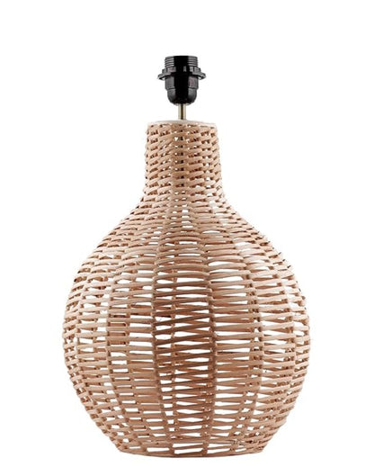 Rattan Handmade Wicker Table Lamp | 12 x 21 inches