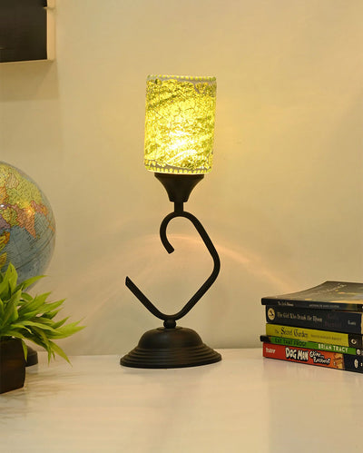Home Decor Green Handcrafted Table lamp | 6 x 15 inches