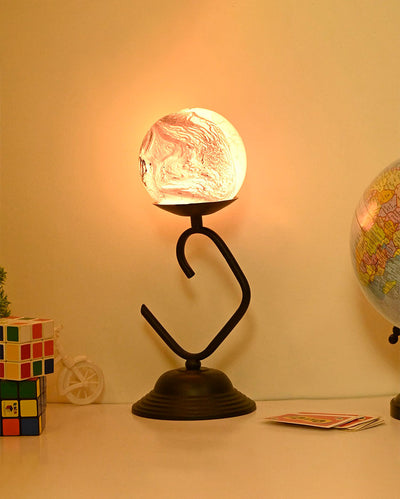 Ideal Room White Bedside Light Table lamp | 6 x 14 inches