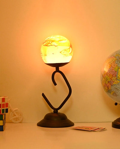 Durable Lighting Brown Handcrafted Table lamp | 6 x 14 inches
