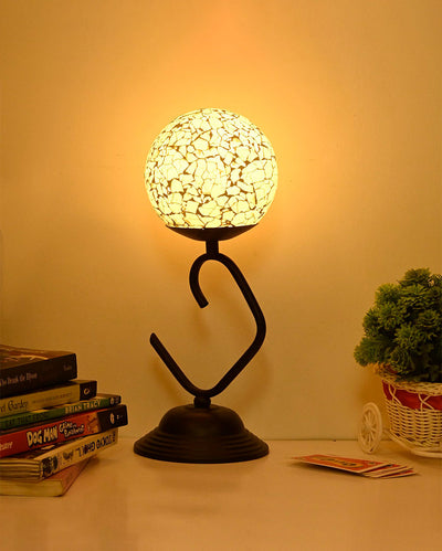 Simple Home Green Metal Stand Table lamp | 6 x 15 inches