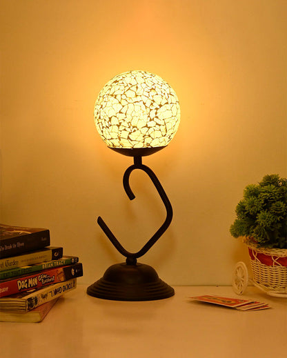 Simple Home Green Metal Stand Table lamp | 6 x 15 inches