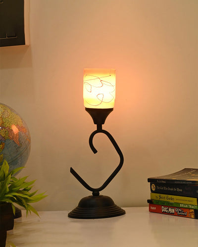 Elegant Lighting Yellow Bedside Light Table lamp | 6 x 13 inches