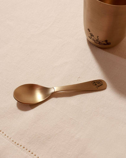 Little Royals Brass Thali Dinner Set | 5 Pieces