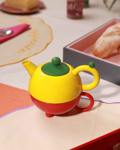 Yellow Bold & Beautiful Tea Set