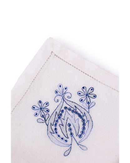 Blue Royale Napkins | Set of 4 | 17 x 17 inches