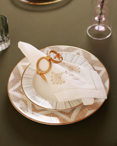 Gold Royale Cotton Napkins | Set of 4 | 17 x 17 inches