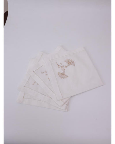 Gold Royale Cotton Napkins | Set of 4 | 17 x 17 inches