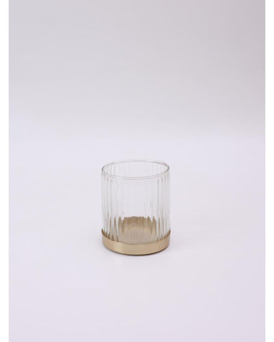 Haze Tealight Glass Medium Candle Holder | Set of 2