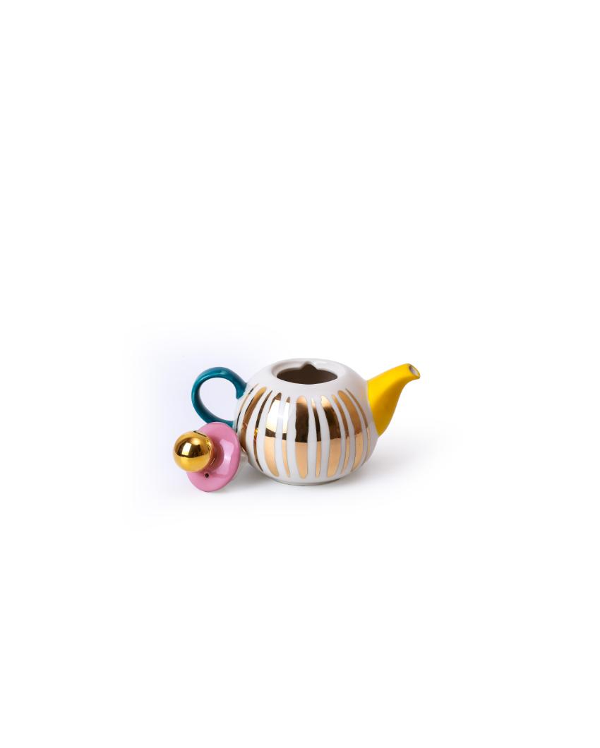 Coldplay Ceramic Kettle With 2 Cups Tea Set