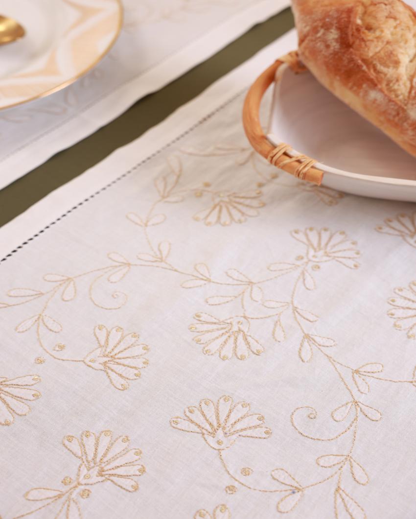 Gold Royale Cotton Table Runner | 67 x 13 inches