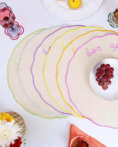 Bon-Appetite French-Inspired Placemat | Set of 6