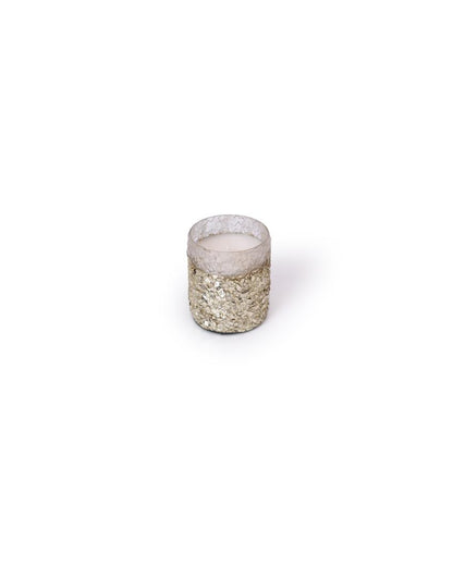 Crystal Mosaic Wax Filled Scented Votive Jar Candle | Set of 2