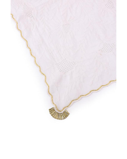 Gota Chikankari Table Mats | Set of 4 | 19 x 11 inches