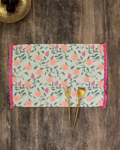 Khubaani Polyester Placemats | Set Of 2
