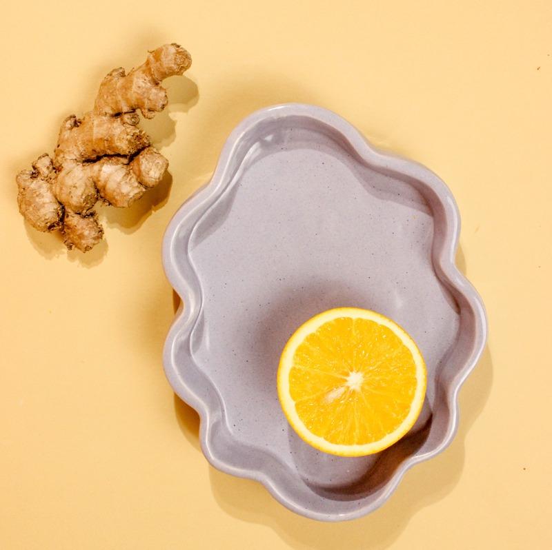 Lavender Lovely Ceramic Cloud Plate Default Title