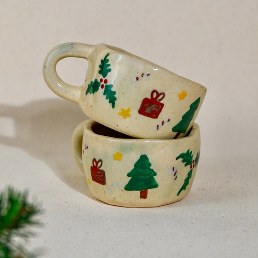 Christmas Ceramic Coffee & Tea Cups