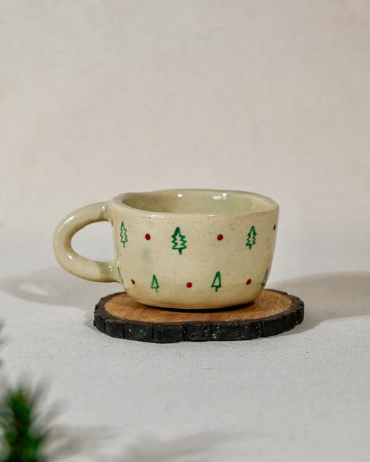 Evergreen Elegance Cup | 3 x 2 inches