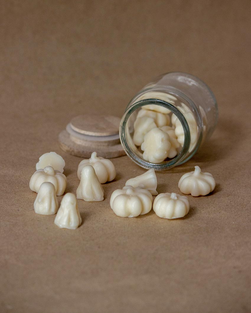 Miniature Halloween Themed Wax Melts | Set Of 12 | Multiple Fragrances | 1 x 3 inches
