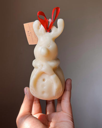 X'Mas Holiday Special Reindeer Candle | Single | 5.1 x 10.2 cm / 2 x 4 inches