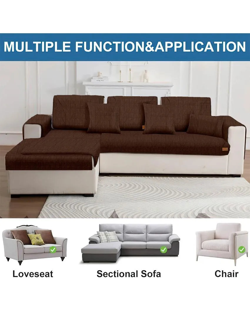 Classic Microfibre Sofa Cover Set | 4 Back & 2 Seat Covers