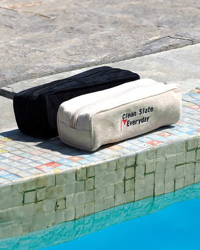 Marshmallow Wash Bag Make Up Pouch | 9 X 3 X 3 inches