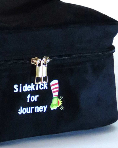 Stylish Black Currant Travel Pouches | Set Of 4