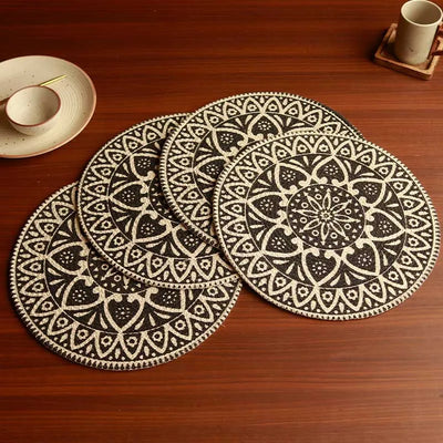 Voila Rangoli Table Placemat | Set of 4,6 set of 4