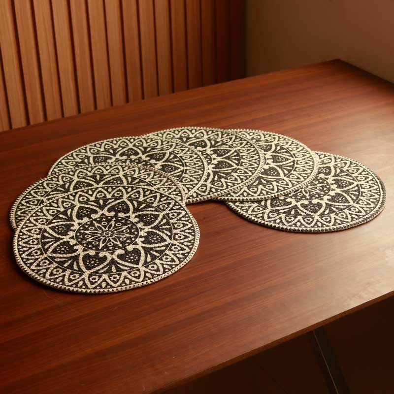 Voila Rangoli Table Placemat | Set of 4,6 set of 6